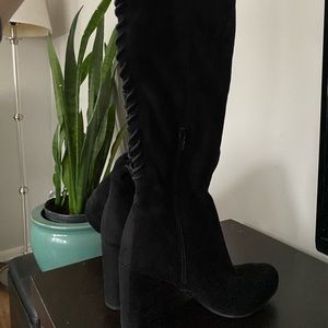 Knee High Indigo Rd Boots